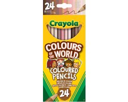 Crayola - Colors Of The World - Kleurpotloden - 24 Kleuren - Voor Kinderen