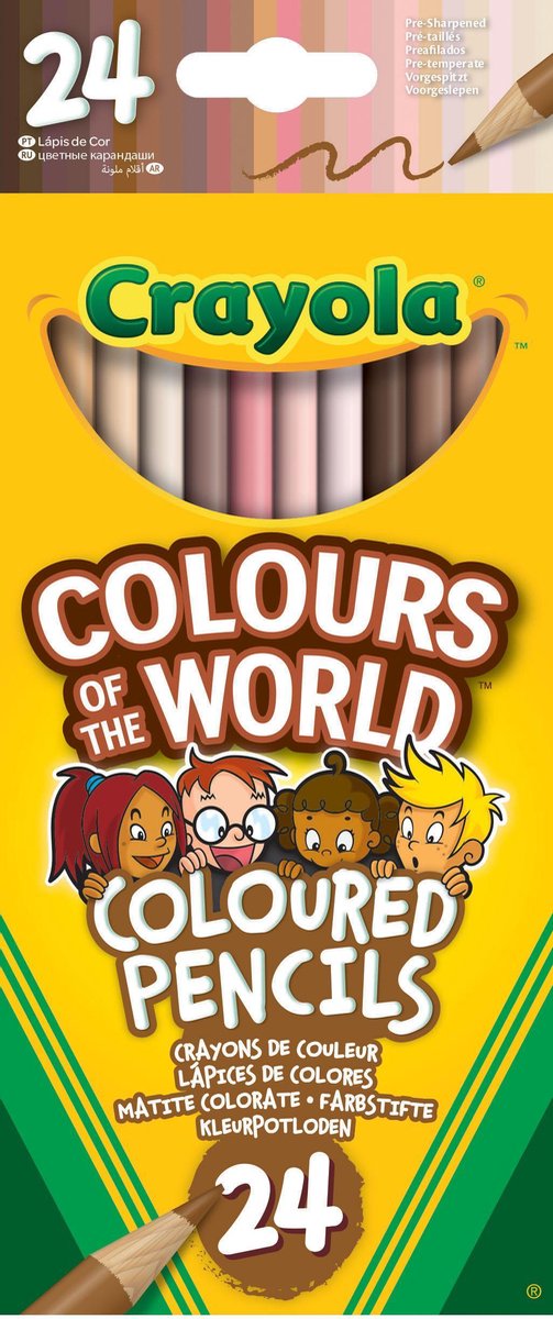 Crayola Colors of the World - 24 Kleurpotloden