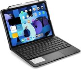 Tablet2you - Toetsenbord - Notebookcase met touchpad voor Apple iPad Air 4 - 10.9 - 2020 - Zwart
