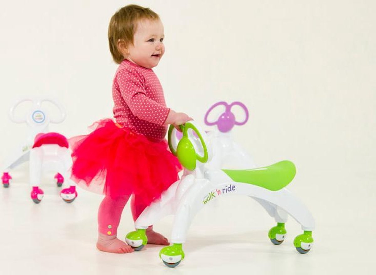 Little Dutch Retro Loopauto Roze | Loopauto's kopen