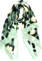 Dames leopard sjaal voorjaar kleuren
