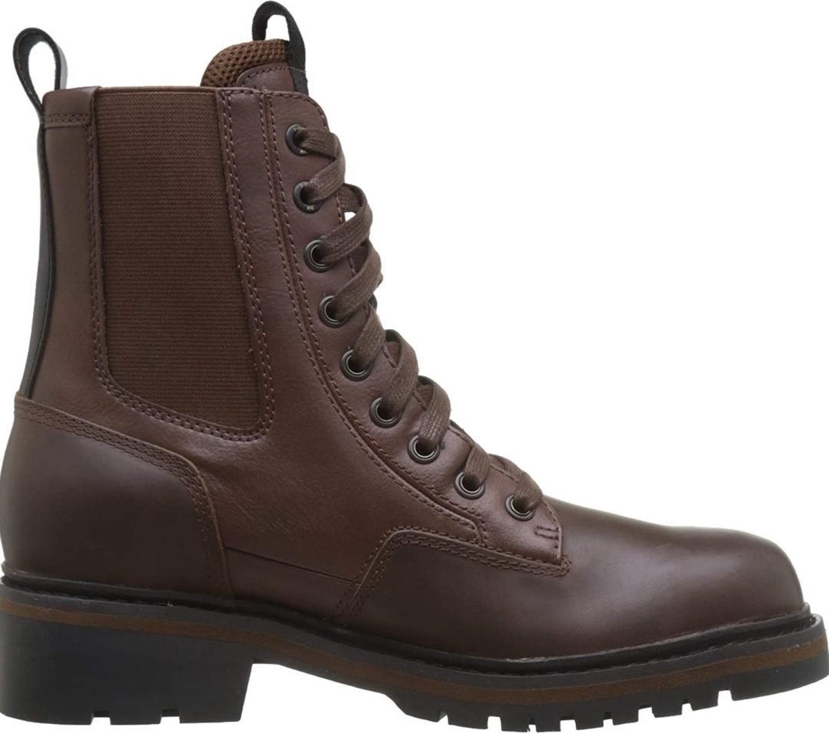G- STAR RAW Dames Cire ll Hoge Laarzen Leren Laarzen Model D15229 Bruin
