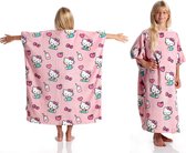 Holland Rose® Oversized deken met mouwen - Plaids met mouwen  - Cadeau - Kinderen - Sherpa - Hello kitty - Huggie -Zachte deken - Roze