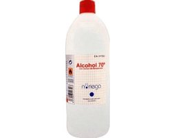 5 LITER = 5 FLESSEN VAN 1 LIT ALCOHOL 70% – 5L (5x1L) Voor perfecte desinfectie thuis, op werk, school, kliniek of kinderdagverblijf!  Onmisbaar voor elke schoonmaakklus  Bescherm jezelf en je omgeving tegen bacteriën en virussen!