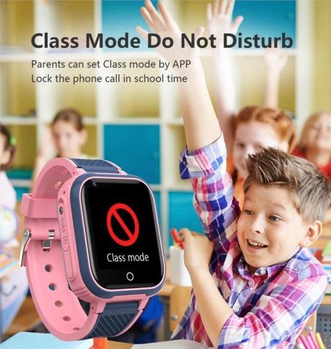 Kinderen smartwatch 4G HD camera Videogesprek Video GPS LBS