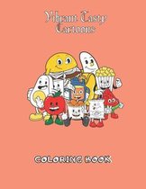 Vibrant Tasty Cartoons Coloring Book