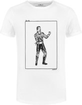 Collect The Label - Hip Boxer T-shirt - Wit  - Unisex - M