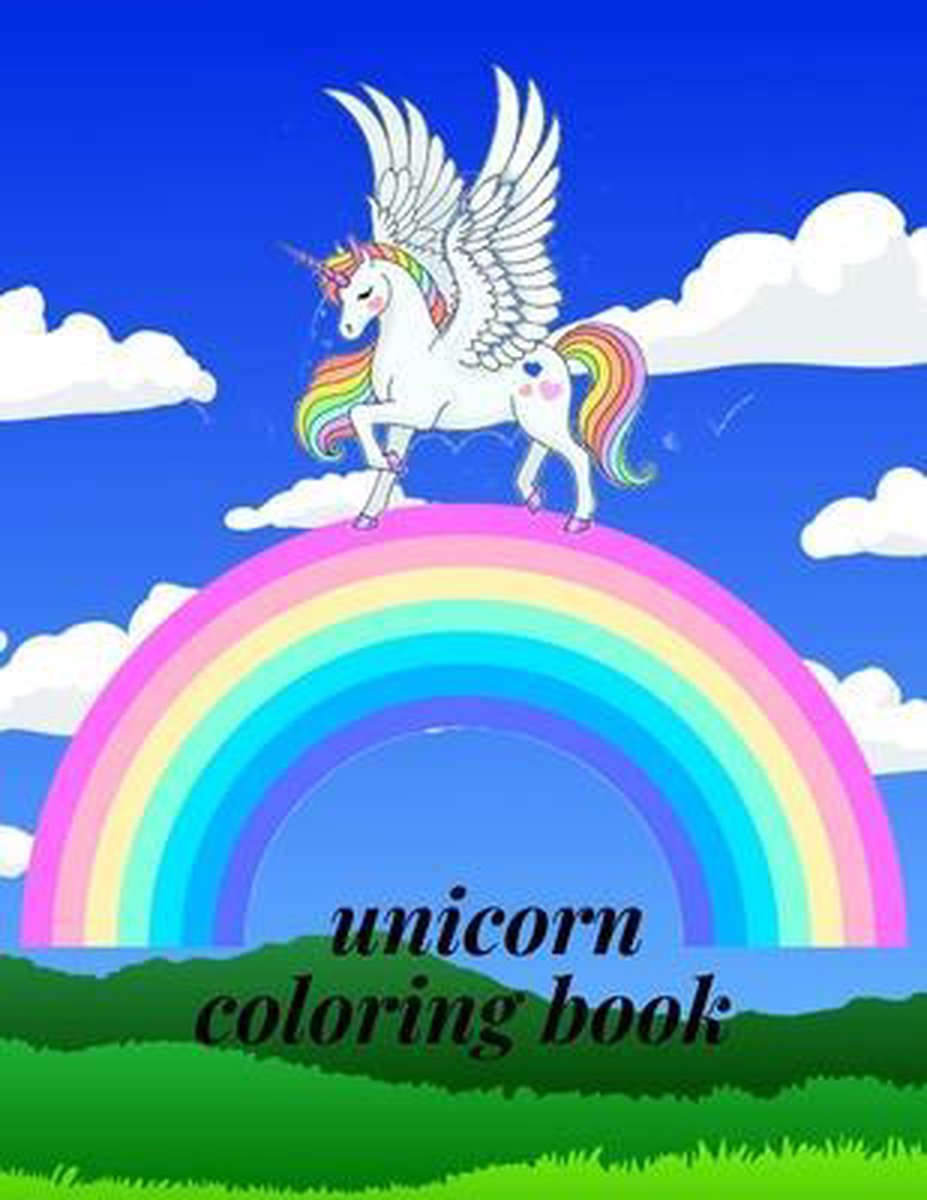 Unicorn Coloring Book van Dxl Print