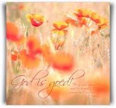 Kaart met envelop - God is goed - Bijbel - Christelijk - Majestic Ally - 6 stuks