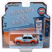 Volkswagen Beetle #54 "Gulf Oil" Light Blue and Orange "Running on Empty Series 1" 1-43 Greenlight Collectibles