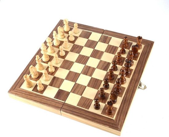 Afbeelding van het spel Schaakbord (inclusief schaakstukken) 29cm