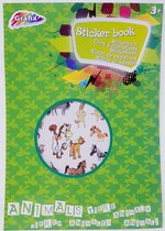 DIEREN STICKERBOEK - BOEK VOL STICKERS MET HEEL VEEL DIERSOORTEN