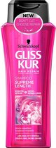 SCHWARZKOPF Gliss Kur Hair Repair Shampoo - Supreme Length - Voor Lang Haar Mét Vette Wortels - 250ml