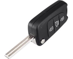Autosleutel 3 knoppen klapsleutel geschikt voor Hyundai sleutel / Accent / Avante / Veloster / i10 i20 i30 iX35 / Kia Picanto / Sportage / K2 K5 / Hyundai sleutel behuizing-O3B