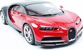 Kyosho Bugatti Chiron Rood/Zwart 1:12