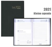 Kleine Brepols agenda 2021 - SETA - Trade - Zwart - 6talig - Klein formaat: 7,7 x 12 cm