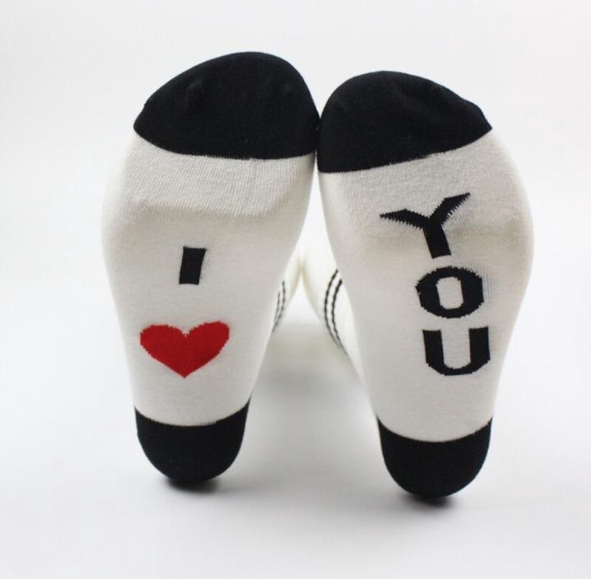 Akyol - i love you sok - cadeau voor haar of hem - love you sok - Sokken - One size formaat - I love you - I love you sokken - sok - yoga sokken