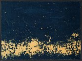 Aemely - Laagpolig vloerkleed - Abstract zwart goud - 160 x 230cm