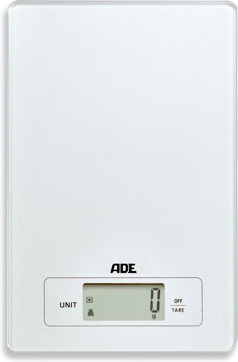 Ade - Keukenweegschaal Julia - Digitaal - KE 1823 - Wit - 5kg-1g