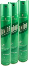 Schwarzkopf Junior Hair Spray 24h Hold + Protection - 2 Strong - MULTIPACK 3x300ml