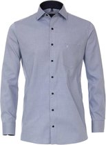 Casa Moda Heren Overhemd Blauw Oxford Navy Contrast Comfort Fit - 54