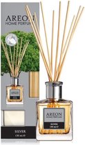 AREON - Silver - huisparfum - geurstokjes - interieurparfum - mediterrane lavendel - muskus - bergamot - Luxe geurstokjes