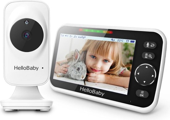 HB 50 Babyfoon met Camera - Groot LCD Scherm - Nachtzicht -... | bol.com