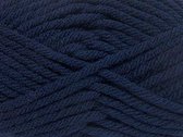 Breigaren acryl kopen kleur marine blauw - super bulky yarn pendikte 8-9 mm dik garen voor haken en breien - pakket 4 bollen van 100gram