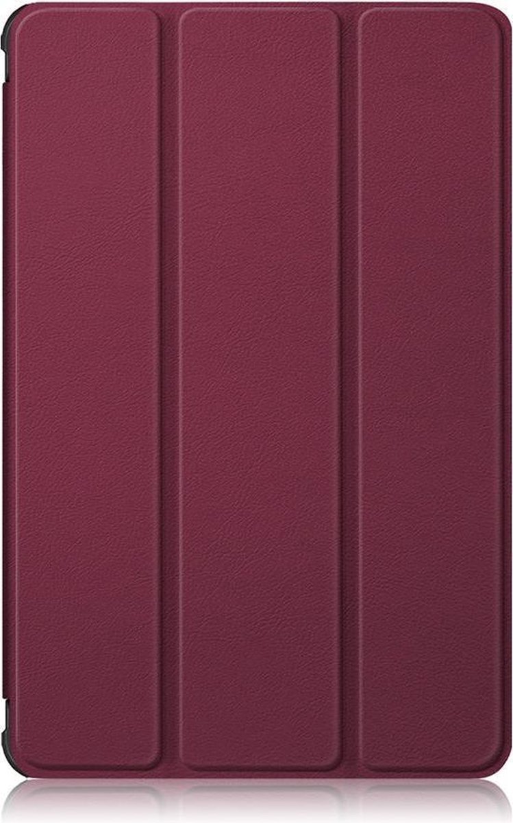 Shop4 - Samsung Galaxy Tab S6 Lite Hoes / Tab S6 Lite 2022 Hoes - Smart Book Case Donker Rood