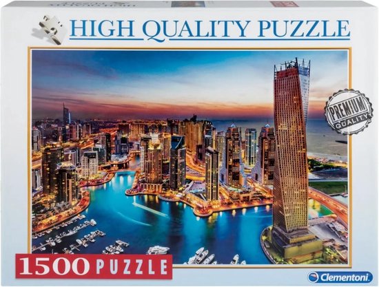 Clementoni Puzzel Pars-Montmartre 1500 Stukjes - Voor Volwassenen Gemaakt In Italië