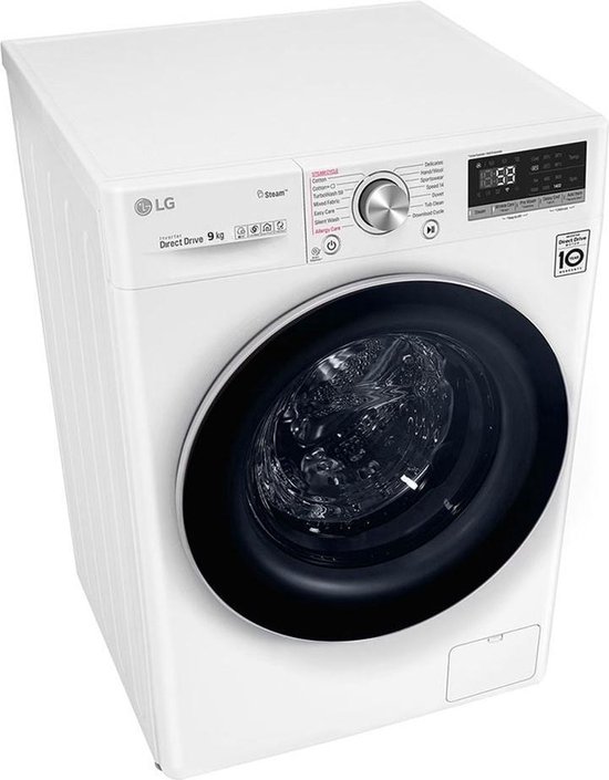 wasmachine Voorbelading 9 kg 1400 RPM Wit |