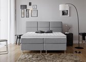 Complete Luxe Boxspring - Geneve - Dreamhouse - 140x200 - Grijs - Twijfelaar - Bed