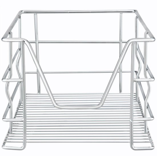 CASARIA® Telescopische lade 40cm Verchroomd tot 25kg Belastbaar Uitschuifbare Mand Uitschuifbare Schuiflade met Toebehoor Huishoudelijk Keuken Garderobe Keukenlade
