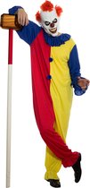 Killer Clown Hoofdmasker + Kostuum Maat L