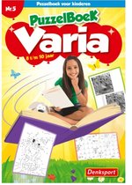 Denksport | Nr.9 Puzzelboek varia 8-10 jaar | Denksport junior | Puzzelboek | Kleurboek | Tekenen | Stiften | Puzzels kinderen | Puzzelboek kinderen | Puzzel | Puzzelboekje | Denks