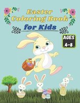 Easter Coloring Book for Kids Ages 4-8