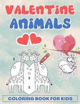 Valentine Animals Coloring Book For Kids