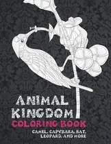 Animal Kingdom - Coloring Book - Camel, Capybara, Rat, Leopard, and more