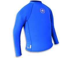 Aqua Lung Sport Rashguard Long Sleeves - UV - shirt - Unisex - Zwart/Blauw