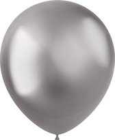 Intense Silver ballonnen 33cm | 10 stuks