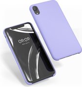 kwmobile telefoonhoesje geschikt voor Apple iPhone XR - Hoesje met siliconen coating - Smartphone case in lavendel