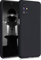 kwmobile telefoonhoesje voor Samsung Galaxy M31s - Hoesje voor smartphone - Back cover in mat zwart