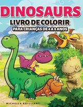 Dinosaurs Livro de colorir para criancas de 4 a 8 anos