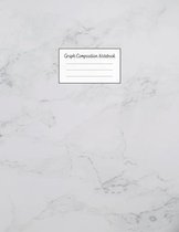 Graph Composition Notebook: Grid Paper Notebook: Large Size 8.5x11 Inches, 110 pages. Notebook Journal: White Cloudy Texture Workbook for Preschoo