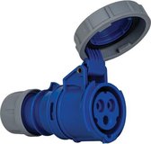 Mete - CEE female 3 polig 6H 16A IP67 stekker 220-240VAC Waterdicht