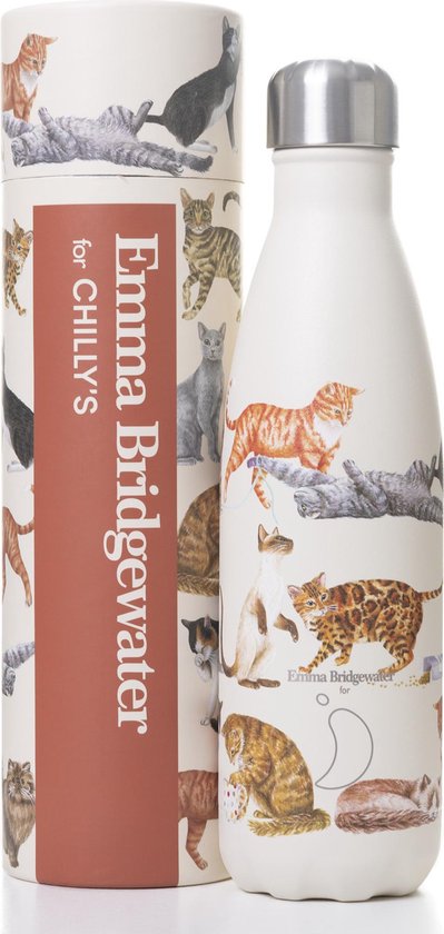 Emma Bridgewater Chilly Bottle Cats - 500ml - 24 uur koud - BPA