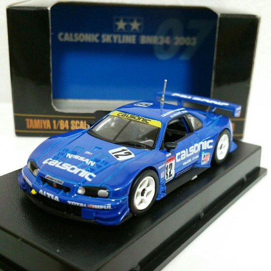 Calsonic Nissan Skyline GT-R R34 JTCC 2003 - Tamiya minatuur auto