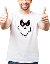 Spooky - T-shirt - Heren - Maat XL - Wit