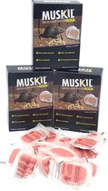 Muskil pasta - 3 stuks Muizengif excellent pasta - muizengif voor binnen - muizenvergif in zakjes klaar voor gebruik voor lokdoos