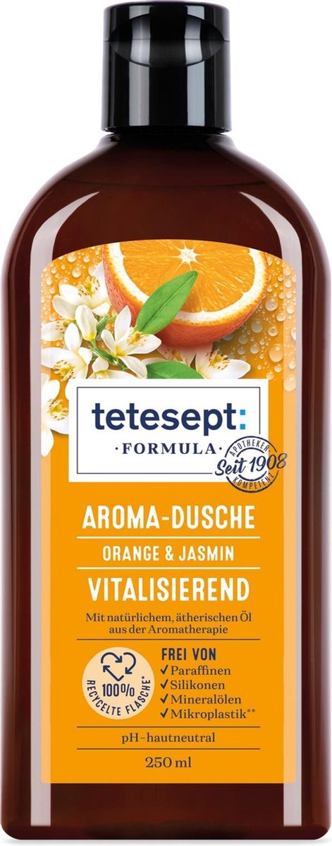 tetesept Douchegel formule sinaasappel & jasmijn (250 ml)